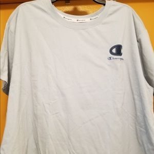 Champion crop top plus size blue grey nwt